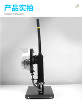 Machine à poinçonner les œillets semi-automatique en acier inoxydable de 10 mm pour bannières souples, presse manuelle pour œillets pour post-traitement
