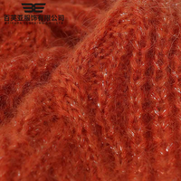 1/3.8NMMohair Yarn 38% Mohair 20% Wool 35% Nylon 7% Metallic High Quality Fancy Yarn Wrinkle Resistant Wear Resistant Wool Yarn