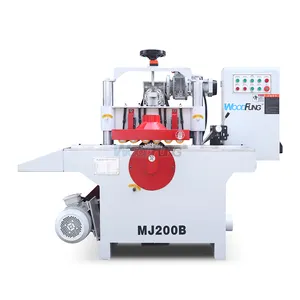 MJ200 woodworking mill rip board multiple blades cutting sawing machine rip saw