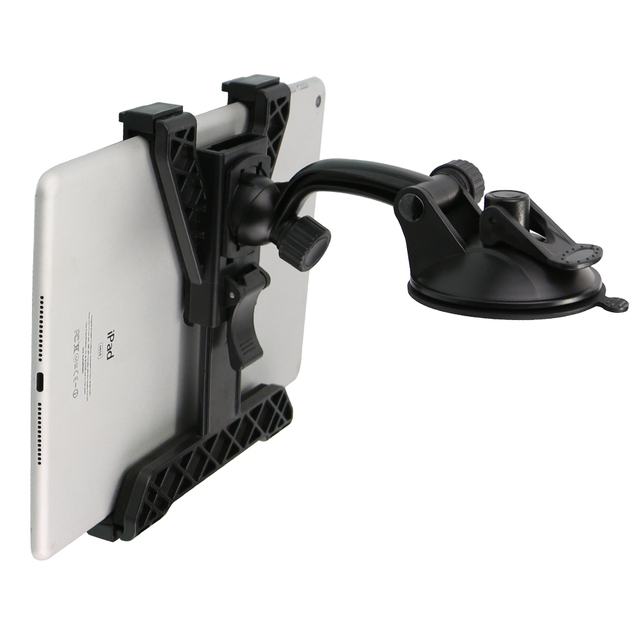OEM Customization Flexible and Adjustable Tablet Holder with Suction Mount for Car Adjustable Tablet Stand for iPad and Devices