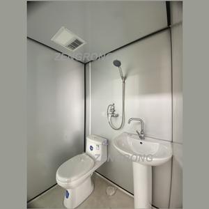 Salle de bain modulaire intégrée Pod Salle de douche préfabriquée complète avec toilettes Maison conteneur intégrée mobile pour salles de bains - Product Image 6