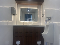 Salle de bain mobile de luxe pour l'extérieur, toilettes portables, remorque de toilettes, salle de bain et douche pour le camping