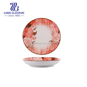 Bon marché, vente à l'<span class=keywords><strong>ancienne</strong></span> et à l'<span class=keywords><strong>ancienne</strong></span>, <span class=keywords><strong>assiette</strong></span> à dessert en <span class=keywords><strong>porcelaine</strong></span> blanche <span class=keywords><strong>de</strong></span> 7 pouces avec plaque latérale en céramique imprimée <span class=keywords><strong>de</strong></span> Chine émaillée - Product Image 5