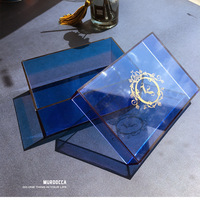 Boîte acrylique personnalisée pour chaussures, en plexiglas coloré, présentoir à personnaliser