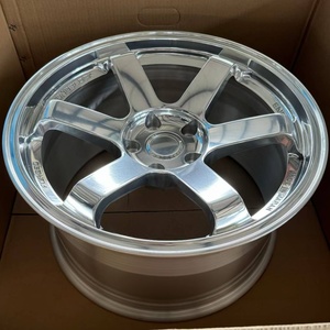 Jantes de voiture Volk Racing Te37 chromées polies forgées 5x120 5x114.3 5x112 17 18 19 20 21 pouces pour BMW Honda Accord <span class=keywords><strong>Toyota</strong></span> Jdm - Product Image 1