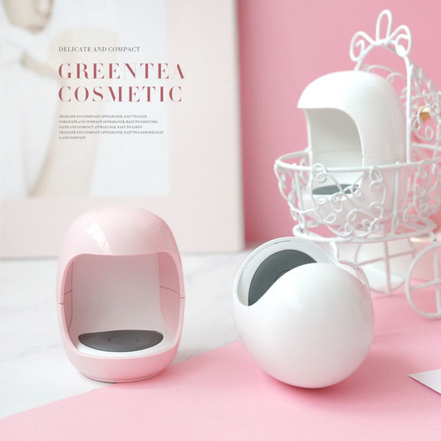 6W Mini UV LED Nail Lamp Portable Gel Polish Dryer with USB Cable for Home Manicure