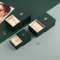 Factory Custom Hot Koop Product Kwaliteit Luxe Display Kleine Papier Doos Voor Ringen Pakket Sieraden