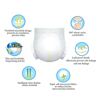 Culottes d'apprentissage de la propreté pour bébé à taille adaptative, jetables