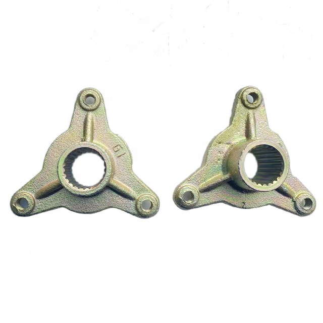 1 Pair of Rear Wheel Axle Hub 78mm 23T Spline 3 Stud Rear Wheel Axle Hub Fit for 50-110cc ATV Go Kart