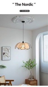 Lustre moderne en cristal LED avec cadre en bois, montage en surface, couvercle en acrylique, IP44, 3500K blanc chaud, CRI80, garantie de 3 ans - Product Image 6