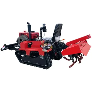 25 Pk Graafwerk Roterende Cultivator Landbouwcrawler Tractor Heksengraver Voor Rijstveld