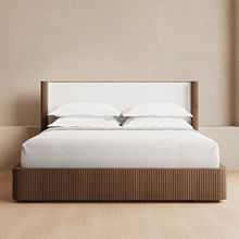 Muebles de lujo modernos para el hogar, cama de hotel, cama de madera estilo americano, camas de plataforma de roble ruso recuperado para dormitorio - Product Image 5