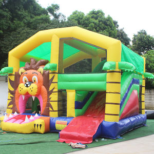 Château gonflable à rebond d'eau pour enfants, thème <span class=keywords><strong>du</strong></span> <span class=keywords><strong>monde</strong></span> de la Jungle, nouvelle collection - Product Image 2