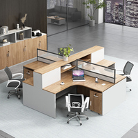 Table de bureau modulaire commerciale moderne convertible centre d'appels poste de travail pour le personnel pour le bureau moderne