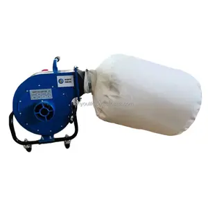 750W small horizontal woodworking FM230M bag type dust collector for furniture factory