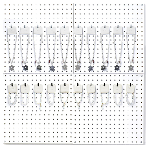 Pegboard <b>Clips</b> 20PC Black OEM ODM Vietnam Origin <b>Hooks</b> & Rails Pegboard Mounted Industrial Style Different Sizes And Shapes - Product Image 2