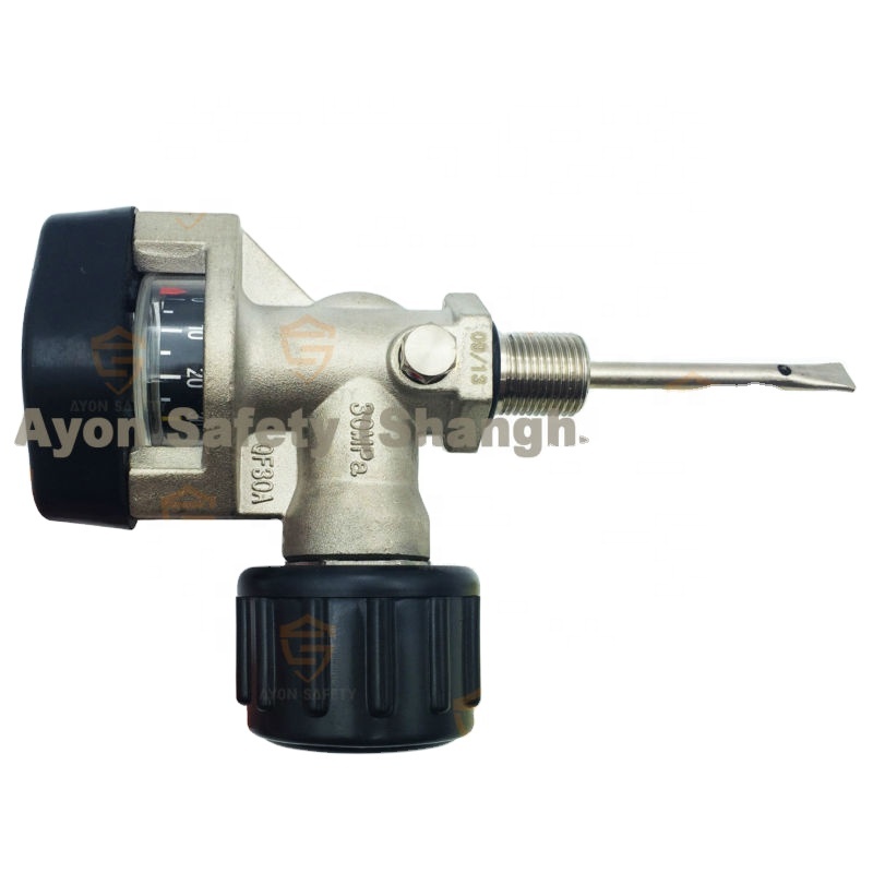 Газовый баллон SCBA M18 * 1,5 G5/8, изысканное Латунное противопожарное оборудование и аксессуары с аварийными системами, защищенными от давления