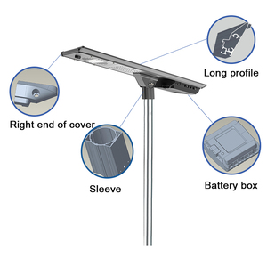 Nhà Máy bán hàng trực tiếp IP65 không thấm nước 60 Wát tất cả trong một <span class=keywords><strong>LED</strong></span> năng lượng mặt trời ánh sáng đường phố với cảm biến chuyển động cho khu dân cư khu vực - Product Image 6