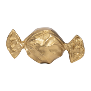 Scultura Decorativa Moderna in Metallo a Forma di Caramella per Esposizione su Scaffali di Casa, Ufficio e Bagno - Elemento Decorativo d'Accento - Product Image 1