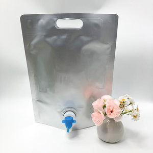 Bolsa Portátil de Aluminio de Grado Alimenticio con Impresión en Huecograbado, a Prueba de Fugas, con Válvula, para Vino Tinto, Cerveza, Whisky y Zumo - Product Image 1