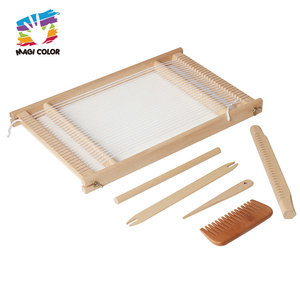 Magicolor Innovative Traditional Chinese Wooden <strong>Weaving</strong> Loom-Educational Handmade Knitting Art <strong>Kit</strong> for Ages 3-10 Yarn - Product Image 3