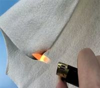 Tissu ignifuge non tissé aiguilleté pour literie, coussins et rembourrage