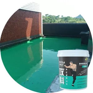 Js40 צבע קיר חיצוני PU נוזל לאמבטיה גג פרויקט עמיד למים ציפוי