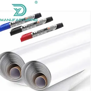 Self Adhesive Whiteboard Contact Paper Plastic Pet Film Wall Sticker Roll Dry Erase White Board Film Sticker