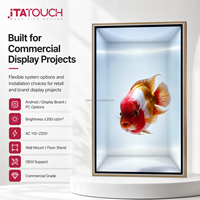 ITATOUCH Pantalla Publicitaria 3D Vertical de 32 y 55 Pulgadas sin Gafas, Pantalla de Señalización Espacial para Centros Comerciales, Museos y Comercios Minoristas