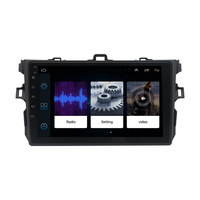 Lecteur radio multimédia 9 pouces, lecteur vidéo GPS Android pour Toyota Corolla 2008 2009 2010 2011 2012 2013