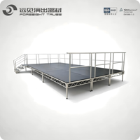 Prévoyance haute qualité Tarimas événement Portable Concert escaliers scène plate-forme de scène extérieure pour les ventes