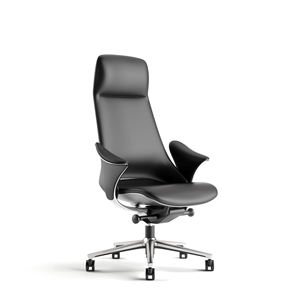 Chaises de bureau en gros Chaise de bureau moderne à dossier haut en cuir Mobilier de bureau Chaise pivotante de direction en cuir pour salle de réunion - Product Image 5