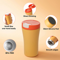 Bouteilles à café isothermes en acier inoxydable Everich, nouveau design, 420 ml, couvercle anti-fuite, sans BPA, large ouverture, antidérapantes, portables