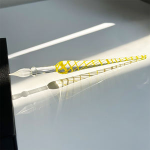 नया आइटम डुबकी पेन कैलिफ़ी पेन फैक्टरी अनुकूलित उच्च गुणवत्ता क्रिस्टल ग्लास डुबकी पेन - Product Image 2