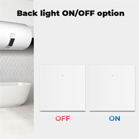 Interrupteur mural électrique intelligent Zigbee 40A à bouton-poussoir pour chauffe-eau, climatiseur, chaudière, avec contrôle par application et vocal