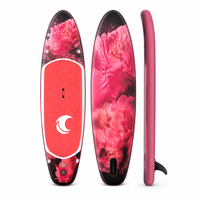 Planche à pagaie gonflable en PVC de 10,5 pieds (320x83x15cm) avec kit d'accessoires complet (pagaie, pompe, leash, aileron, sac à dos) unisexe