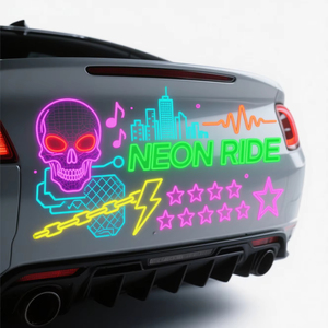 Autocollant personnalisé pour pare-chocs de voiture, logo résistant aux UV pour extérieur, décalcomanies imperméables, autocollant de transfert de lettres pour carrosserie et vitres de voiture - Product Image 3