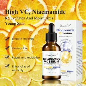 Sérum Visage Éclaircissant Anti-Taches à la Caféine et Vitamine C, Acide de Fruits, Anti-Acné, Anti-Âge - Product Image 5