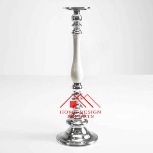 Juego de 2 candelabros de aluminio de pie de Venta caliente para decoración de hoteles para el hogar Decoración de centro de mesa - Product Image 2