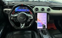 Écran de navigation Android de 14,5 pouces pour Ford Mustang 2015-2021, Carplay, GPS et TV intégrés, fonction d'écran partagé multimédia