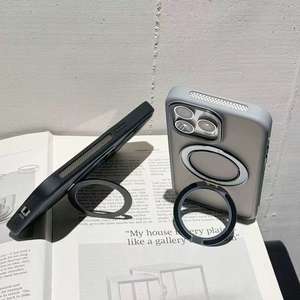 Bonne Qualité Magnétique Sans Fil Métal Anneau Téléphone Cas Peau Abattage Transparent Antichoc PC Couverture <span class=keywords><strong>pour</strong></span> <span class=keywords><strong>iPhone</strong></span> 17Pro Max - Product Image 6