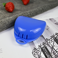 Boîte de rangement en plastique PP écologique anti-poussière portable avec logo personnalisé, type boucle, multifonctionnelle, étui de protection dentaire