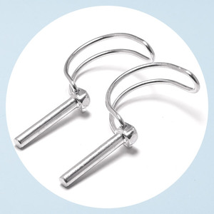 Trang trại rơ moóc bãi cỏ vườn đếm dây khóa chân 1/4 inch nhiệm vụ nặng nề an toàn <span class=keywords><strong>Pin</strong></span> trục khóa <span class=keywords><strong>Hitch</strong></span> <span class=keywords><strong>Pin</strong></span> - Product Image 5