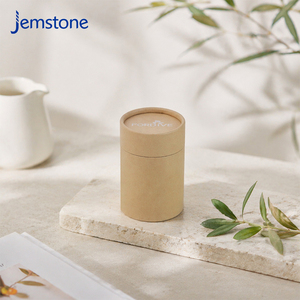 Premium Eco-friendly Ink Printed Food Grade Kraft <b>Cardboard</b> <b>Tube</b> Box Custom Herbal Tea Cylinder Paper <b>Tube</b> Packaging with Lid - Product Image 5