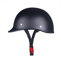Casque de moto exclusif transfrontalier, design POLO, coque ABS, demi-casque pour un style affirmé, certifié DOT CE