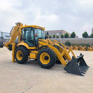 Fabricante TDER mini cargadora de ruedas delanteras Diesel 4x4 2,5 Ton retroexcavadora para la venta - Product Image 4