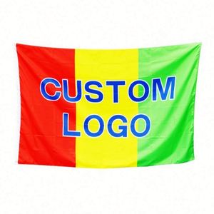 All Color Wholesale 150D Polyester Flying Customized Logo Printing 3*5ft Custom <b>Flags</b> - Product Image 1