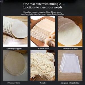 Machine automatique motorisée de table pour la fabrication de pâtons et enveloppes de produits à base de céréales (Papad, Momo, Empanada, Samosa, Gyoza, Wonton, Dumpling) pour usage domestique - Product Image 1