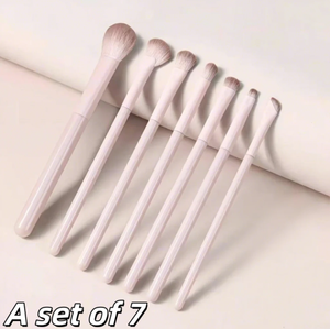 Juego de Brochas de Maquillaje Veganas de Alta Calidad, 10 Piezas, con Mango de Madera Rosa, <span class=keywords><strong>para</strong></span> Delineador de Ojos, Profesional - Product Image 5