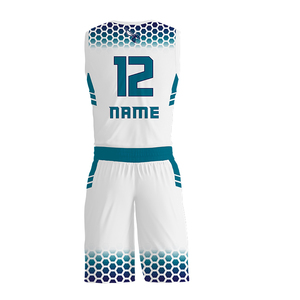 Maillot de basket-ball personnalisé pour club, uniforme d'équipe féminine, design de haute qualité, respirant, manches courtes, imprimé - Product Image 2